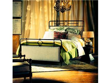 Thumbnail Upholstered Metal Queen Bed