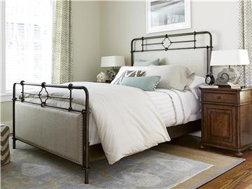 Thumbnail Upholstered Metal Queen Bed