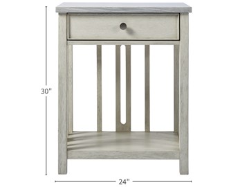 Thumbnail Bedside Table with Stone Top